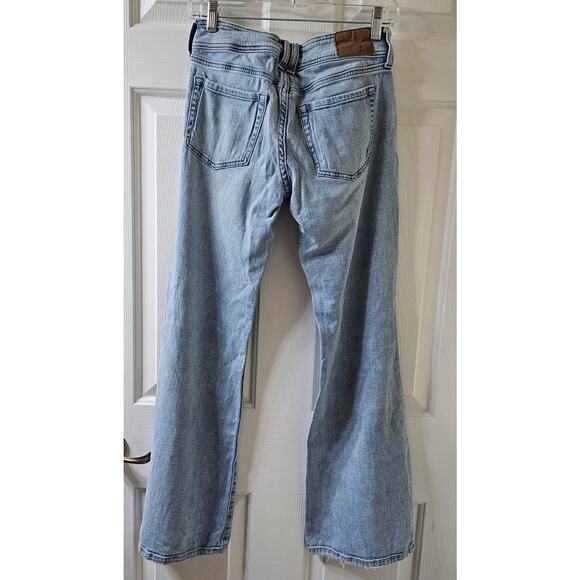 Aeropostale 4R Low Rise Flare Jeans Light Wash Y2K Vintage Retro Revival Classic - Picture 4 of 10